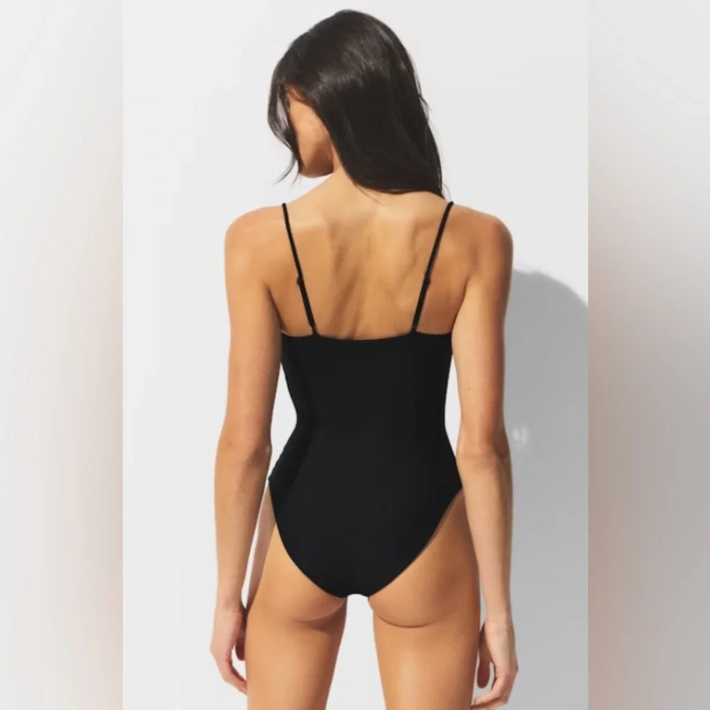 SKIMS Square Neck Scoop One Piece Swimsuit L